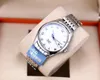 Relógio mecânico de 41 mm de relógio de prata de prata desenho exclusivo 8500 Operação de enrolamento automático de alta qualidade pode ser profundamente à prova d'água relógio