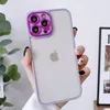 Kameraobjektivschutz Candy Color Rahmen Kristallklare Hüllen Transparente stoßfeste Acrylpanzerung Weiche Stoßstangenabdeckung für iPhone 8 7 Plus XR X XS 11 12 13 Pro Max