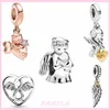 Pamela 925 Angel Sterling Angel God of Love Charms Wing Perles bricolage pour les bracelets Pandora Fit