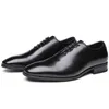 Dres Shoe Men Suit Formal Shoe Real Leather Lace up Male Busines Simple Classic Japanese Social Derby Black 220723