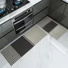 Tapis moderne PVC caoutchouc cuisine tapis tapis de sol tapis anti-dérapant ménage salle de bain entrée paillasson étanche décor à la maison