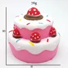 Jumbo Squishy Kawaii Hayvan Kek Geyik Panda Squishies yavaş yükselen stres topu fidget oyuncaklar çocuklar için gıda oyuncakları 220621