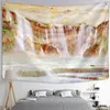 Tapestry Mountain en Water Achtergrond Muurpartij Tapijtwand Hangen Psychedelic HI HI