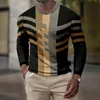 Suéter masculino Anti-distorção Slim Fit 3D Imprimir vestido de pulôver de outono para uso diário L220730