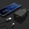 18W USB QC 3.0 Wall Charger Adapter Snabbladdning för Apple iPhone 13/12/11 -serien