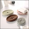 石鹸皿バスルームアクセサリーバスホームガーデンMtifunction Boxブラシ楕円形の形状の非滑りのポータブルシル