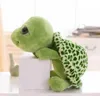 20cm 플러시 인형 슈퍼 녹색 큰 눈 거북이 거북이 동물 아이 아기 생일 크리스마스 장난감 선물 5560970