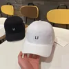 Högkvalitativ gata cap mode baseball hatt herrar kvinnor designer sport kepsar 2 färger casquette justerbar passform hattar