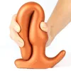 Énorme godemichet Anal en Silicone doux, Massage de la Prostate, Masturbation vaginale, jouets longs et sexy pour hommes et femmes Gay