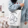 Damen Tasche Shopper Anime Handtaschen Verstellbarer Reißverschluss Druck Harajuku Kawaii Ästhetische Leinwand Große Kapazität Tragetaschen Schulter CX220325