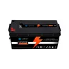 LifePo4 Battery 12V300Ah grote rubberen schaal met ingebouwd BMS-display, gebruikt voor golfkar, vorkheftruck, omvormer, camper