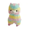 Cute Colorful Alpaca Plush Toy Stuffed Animals Sheep Soft Pillow Toy Home Decorative Cushion Christmas Birthday Gifts