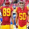 SJ98 USC Trojans Fotbollsstygn Jersey Anpassad något namn nummer 6 Michael Pittman Jr. 51 Marlon Tuipulotu 10 John Houston Jr. Devon Williams