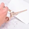 Household Scissors Gold-plated Eiffel Tower Fabric Scissores DIY Retro Stainless Steel Gold-plateds Sewing Scissors
