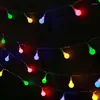 Cordes LED Guirlande Lumineuse De Noël 3/6M Lumières Petite Boule Blanche Guirlandes De Fées Décoratives Pour La Fête De Mariage Décoration De Vacances