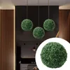 Decorative Flowers & Wreaths Sizes Artificial Grass Decoration Plastic Ball Hanging Leaf Green DIY Milan Fake Flower Decor For HomeDecorativ