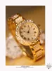 Wristwatches Women Watches Gold Diamond Quartz Big Dial Ladies Wrist Stainless Steel Clock Female Watch Relogio FemininoWristwatches Wristwa
