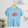 22ss T-shirt da uomo T-shirt bandiera britannica June Bandiere britanniche t-shirt stampata da uomo e da donna manica corta allentata casual estate nuovo stile Taglia M-5XL