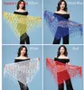 Waist Support New style costumes sequins tassel indian belly dance hip scarf for women belly dancing belt of colors