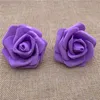 Wedding Decorations 7cm Big PE Foam Roses Artificial Flower Heads For Wedding Party Decoration DIY Wreaths Home Decorative Craft Supplies