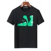 Nieuwe Zomer Luxe Heren Dames Ontwerpers T-shirts Voor Mannen S Palms Tops Mode Brief Borduren T-shirts Kleding Korte Engelen Mouwen