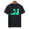 New Summer Luxurys Mens Womens 디자이너 T 셔츠 남성용 S Palms Tops 패션 편지 자수 Tshirts 의류 Short Angels Sleeved