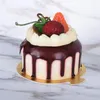 Backformen Edelstahl Kuchenform Werkzeuge Mousse Ringe Käse Salat Dessert Form Keks Schneiden mit Push PlateBacken