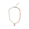 Подвесные ожерелья пресноводные жемчужные ожерелье для женщин дизайн розовой цирконной цепь цепей с бисером с бисером с бисером