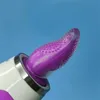 Sex toy massager Silicone Nipple Sucker Clit Sucking Licking Tongue Heating Dildos Vibrator Toys for Woman7083461