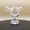 Ny 2 "Mini Glass Bongs Hookah Blunt Bubbler Rökning Bubbla Små Vattenrör Hand Rörskål