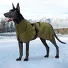 Grande cão roupas de inverno quente lã grande cão casaco jaqueta impermeável reflexivo labrador alemão pastor husky roupas cx220331