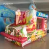 Portable Advertising Inflatable Kiosk Ice Cream Truck 4m Temporary Tent Air Blow Up Promotional Booth For Outdoor Event