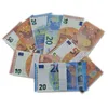 Ventas al por mayor Prop Money copy 10 20 50 100 200 500 Party billetes de dinero falso faux billet euro play Collection Gifts 100PCS / Pack