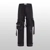 Men's Pants 2022 Men Clothing Hair Stylist Fashion Detachable Large Pocket Functional Tooling Straight Plus Size Costumes 27-46