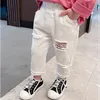 Jeans Casual Ragazzi Ragazze Pantaloni Primavera Autunno Bambino 1-6 anni Abbigliamento per bambini Jeans strappati per bambini Jeans