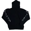 Men's Hoodies Men's & Sweatshirts Rhinestone Print Gothic Streetwear Black Zipup Hoodie Y2k Hip Hop Joggers Sweatshirt Korean Fashion