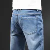 Men'S Plus Velvet Thick Loose Jeans Winter Trendy Hong Kong Style Warm Harem Pants Male Brand Fleece Denim Trousers 220328