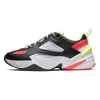 NIEUWE M2K Tekno Dames Loopschoenen Heren Triple Wit Zwart Oranje Zeil Rood Linnen Atmosfeer Grijs Hyper Jade Phantom Olijf Druif Pruim Krijt Racer Blauw Designer Sneakers