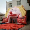 5m Halloween Decoration Giant Inflatable Clown Tunnel Circus Clown Arch Entrance Gantry Celebration Carnival Party Event Ideas