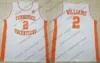 XFLSP Custom Tennessee добровольцы 2019 баскетбол оранжевый белый любое имя № 2 Grant Williams 5 Admiral Schofield 0 кости Turner Bowden Jerseys