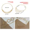 Gürtel 1PCS Design Frau Gold Silber Bauch Taille Kette Lady Einfacher Körper Schmuck Frauen Gürtel Metallkleidungszubehörsbelts