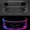 Lunettes de soleil Lunes Lumineuses Visor Electronic Light Prop pour festival KTV Bar Party Performance Enfants Cadeaux pour adultes 2180785