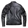 Men's Leather Faux Leather Genuine Leather Jacket Men Coat Cowhide Slim Fa 220823