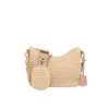 Straw Three-in-one Messenger Bag Nylon Waterproof Chain Wide Shoulder Strap Purse Fashion Designers Luxurys Bags