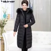 Women Winter Jackets and Coats parkas dla kobiet 4 kolory kurtki Wadded Wadded Wayme Owewear z kapturem duży fur