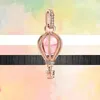 925 armband bedels voor Pandora charm set Originele doos Rose Goud Kleur Shining Family Love Air Balloon Hangers Europese Kraal ketting bedels sieraden