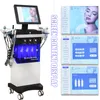 Équipement de beauté multifonctionnel hydrofacial 14 en 1 Hydro-oxygène de haute qualité soins de la peau hydrodermabrasion Machine de nettoyage en profondeur Dermabrasion