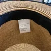 2022 سيدة باء قبعات الشريط جولة مسطحة أعلى فيدورا بنما الصيف للنساء سترو غوراس صن قبعات