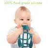 Massaggiagengive per bambini personalizzabile Giocattolo molare Materiale in silicone per uso alimentare Palla giocattolo Giocattolo educativo Ragazzo Ragazza Regalo BPA gratuito W220815