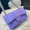 purpurowa torba damska